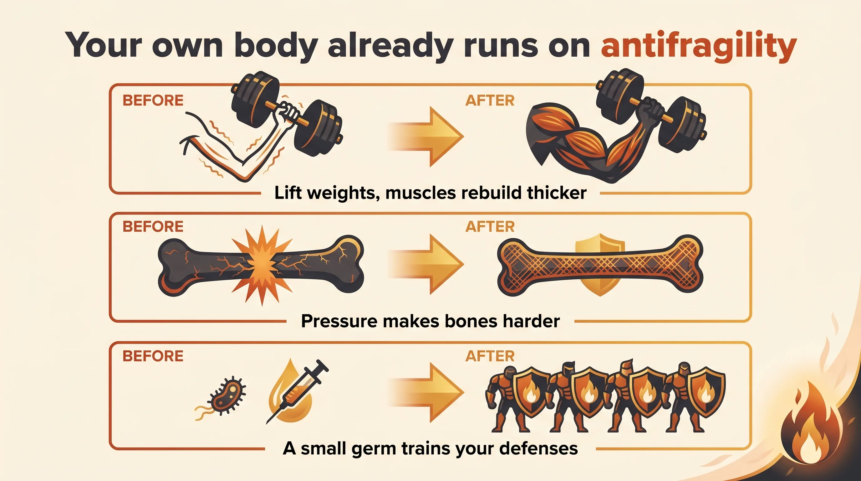 Slide 3: Stress creates adaptation